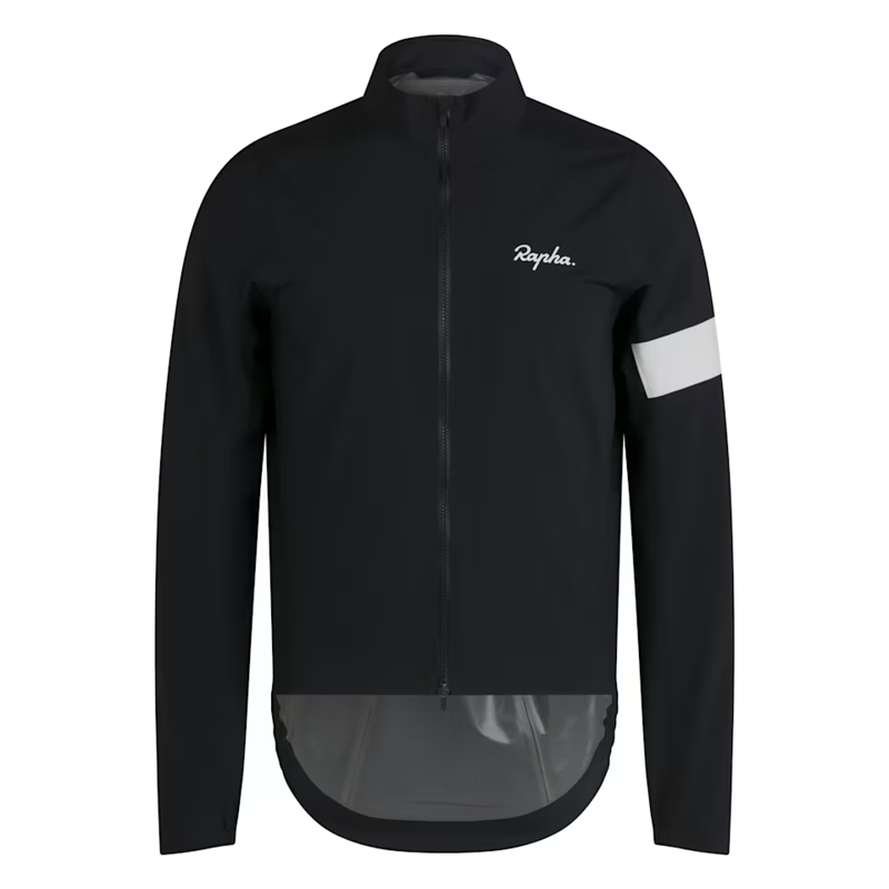Rapha Men's Core Rain Jacket in Black and White