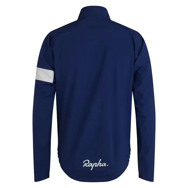 Rapha Mens Core Rain Jacket in Navy and White-1