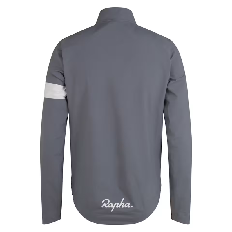 Rapha Men's Core Rain Jacket Grey and White-1