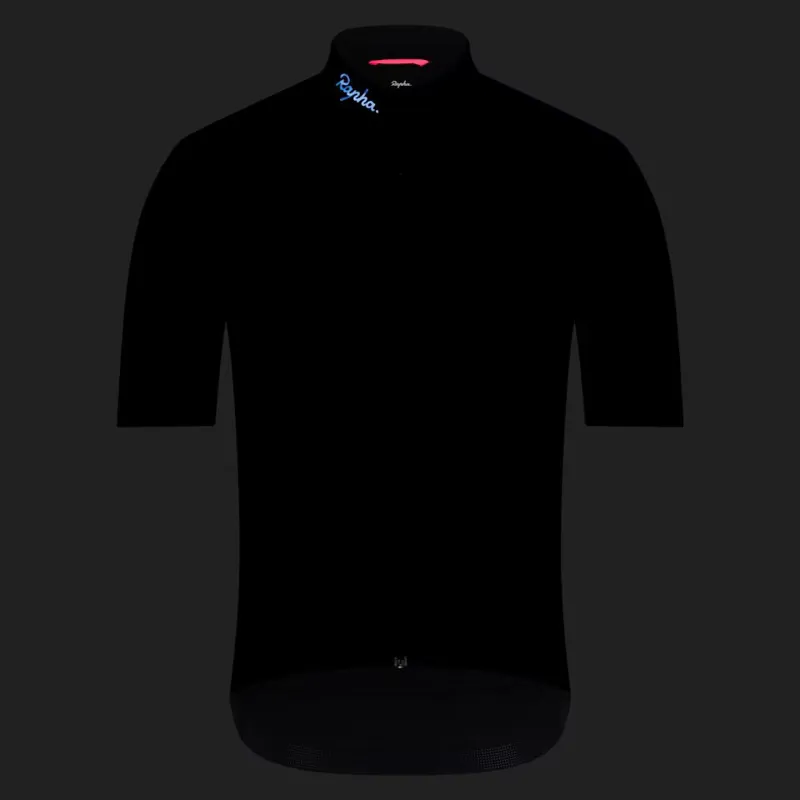 Rapha Mens Brevet Element Jersey in Black and Grey-5