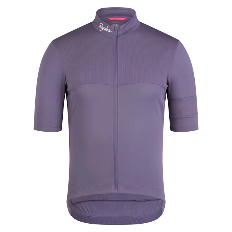Rapha Men's Brevet Element Jersey in Dusted Lilac and Black