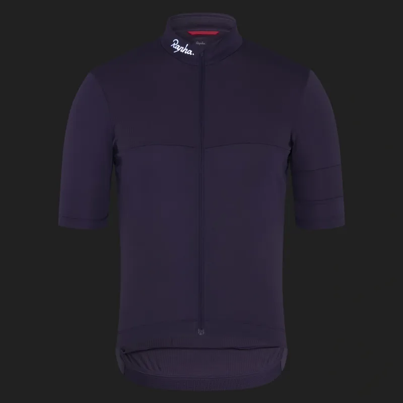 Rapha Men's Brevet Element Jersey in Dusted Lilac and Black-2