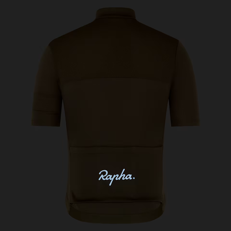 Rapha Men's Brevet Element Jersey in Green and Dark Green-6