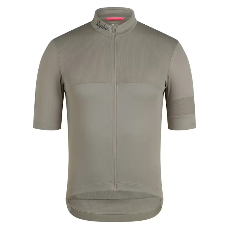 Rapha Men's Brevet Element Jersey in Khaki and Black