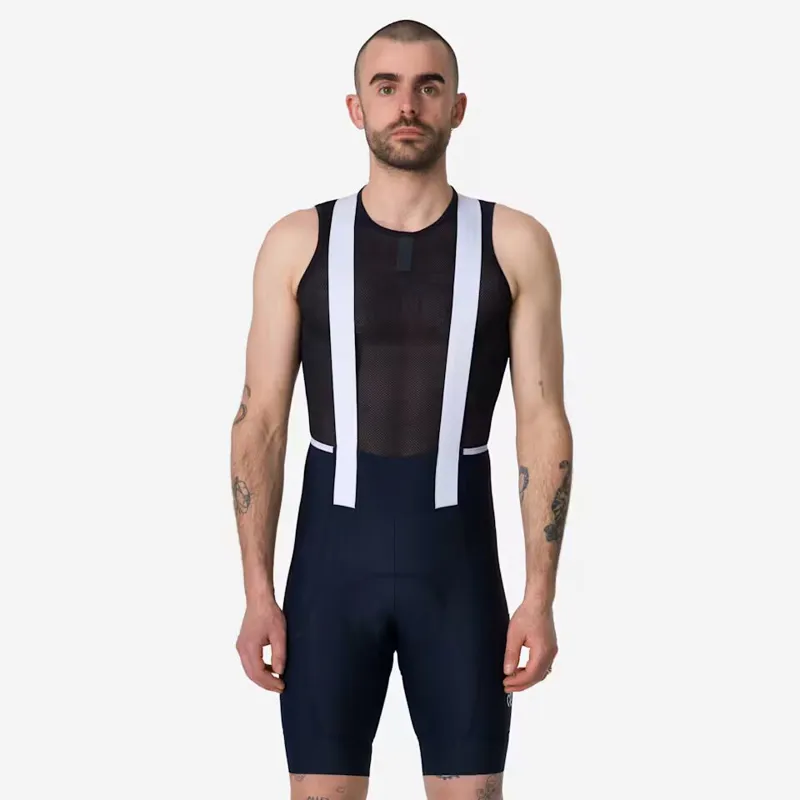 Rapha Mens Brevet Element Bib Shorts in Dark Navy