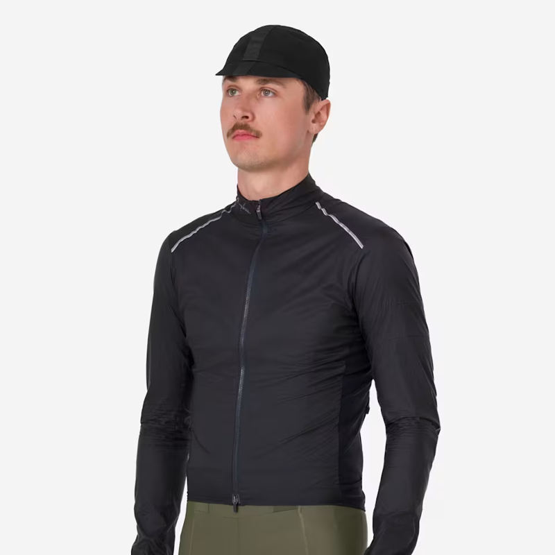 Rapha Men's Brevet Element Wind Jacket in Black-5