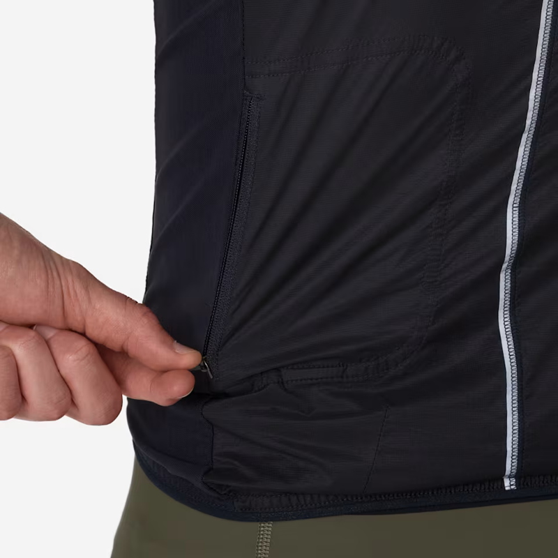 Rapha Men's Brevet Element Wind Jacket in Black-7