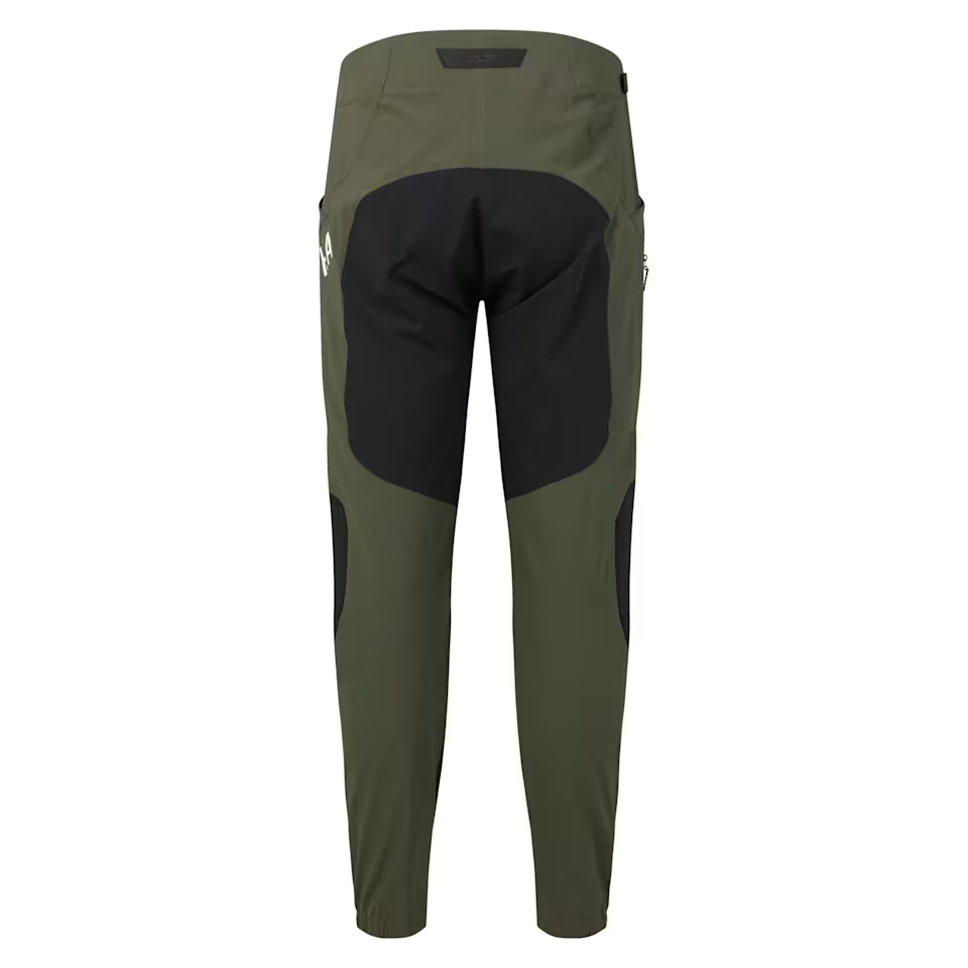 Rapha Men's Trail Finale Pants in Dark Green and White