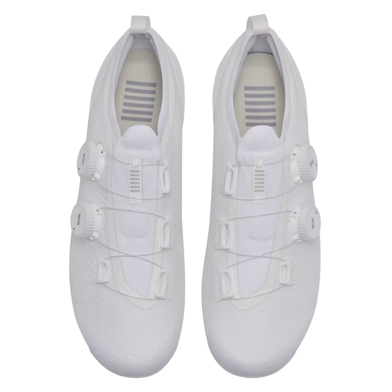 Rapha Pro Team Powerweave Road Shoes in White and Light Grey-1