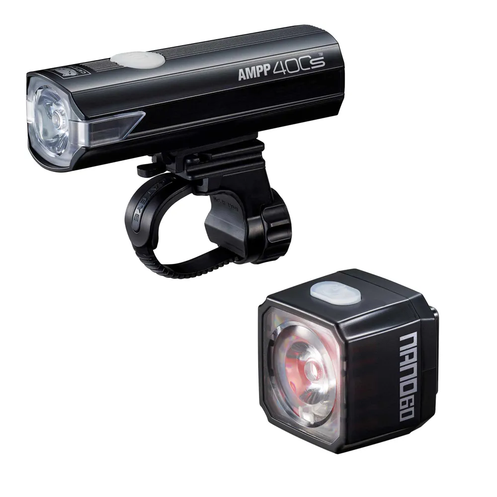 Team Cycles Cateye CatEye AMPP 400S and Nano 60 Bike Light Set | Interest FREE Finance & Online Refund Policy.