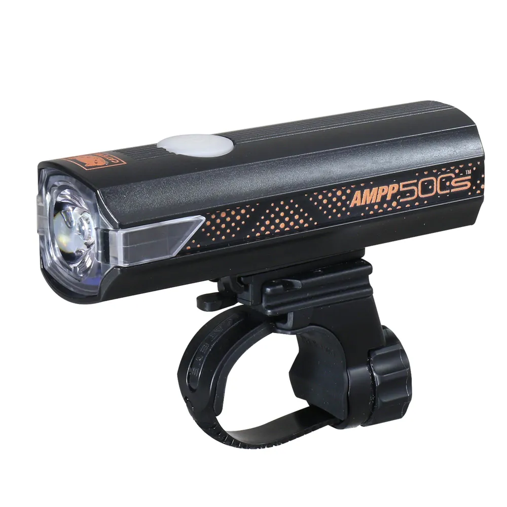 Team Cycles Cateye AMPP 500S Colour Edition Front Bike Light in Orange | Interest FREE Finance & Online Refund Policy.