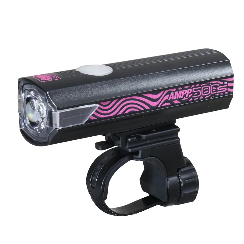 Cateye AMPP 500S Colour Edition Front Bike Light in Pink