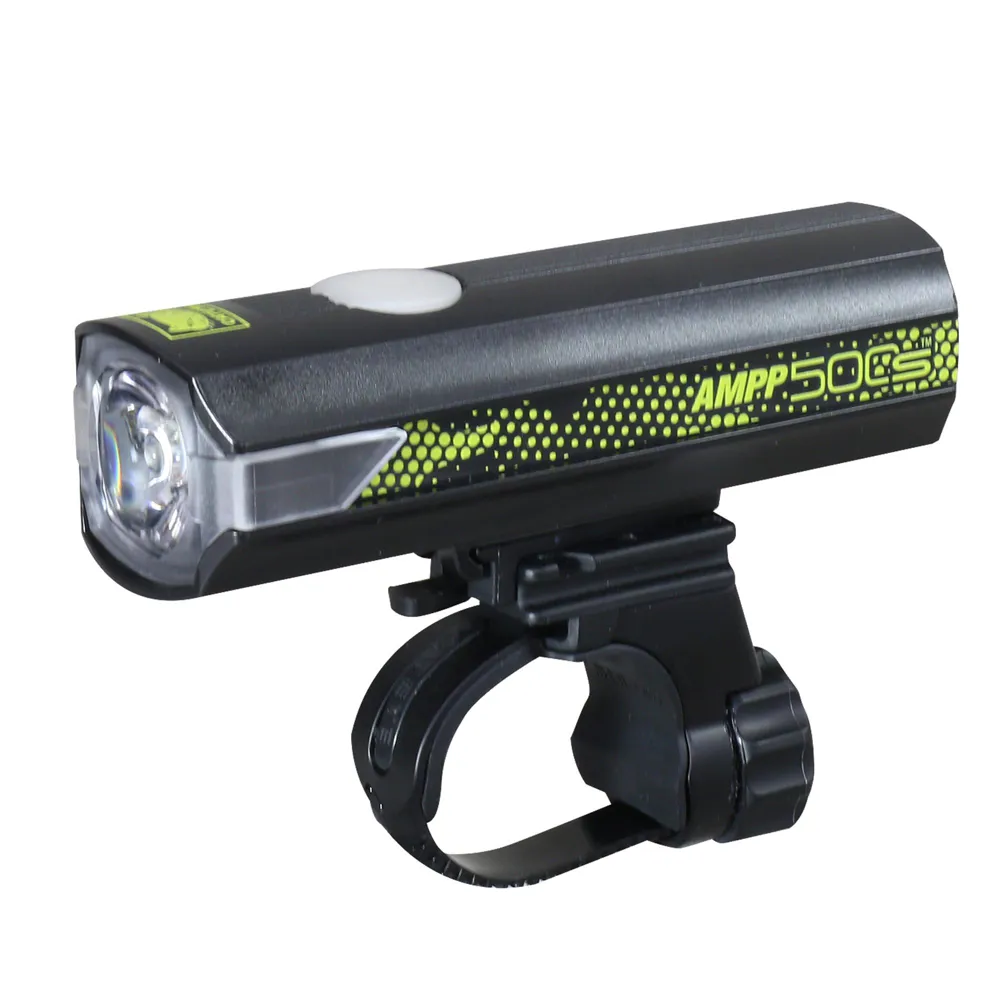 Team Cycles Cateye AMPP 500S Colour Edition Front Bike Light in Green | Interest FREE Finance & Online Refund Policy.
