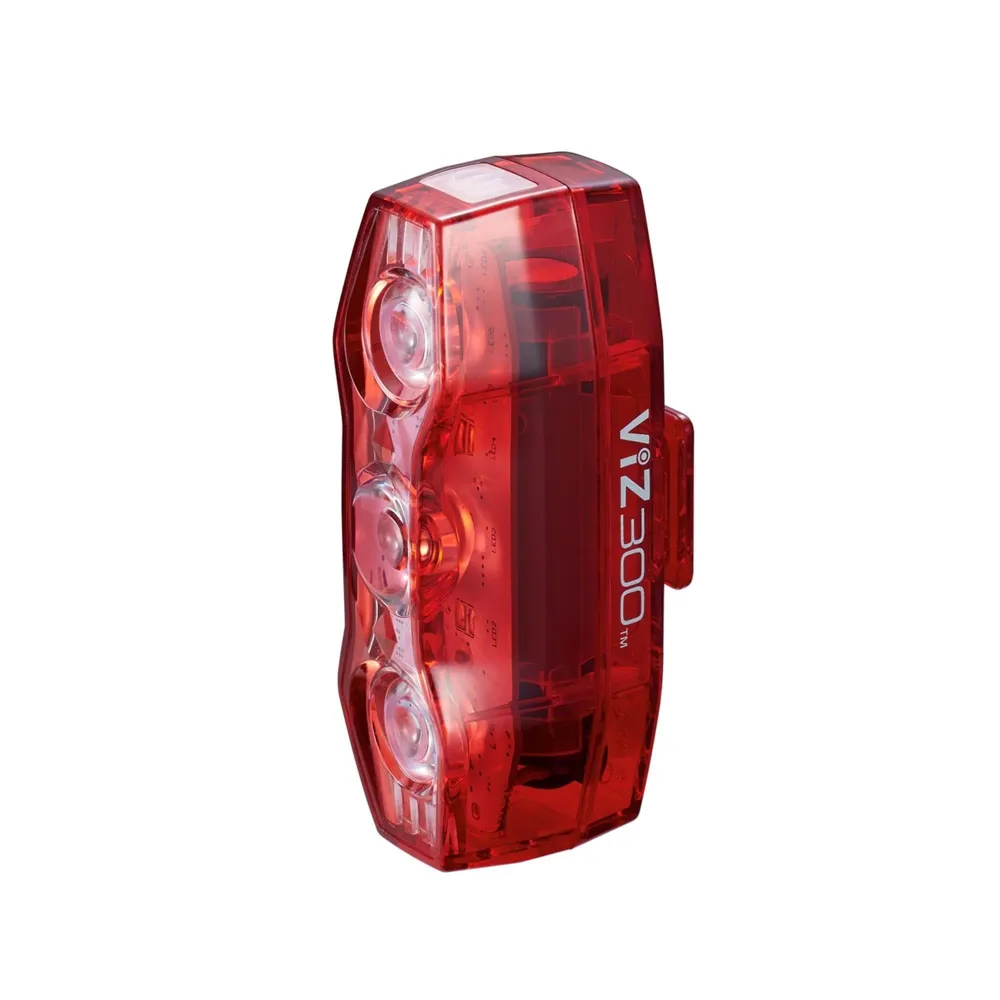Team Cycles Cateye ViZ 300 Rear Bike Light | Interest FREE Finance & Online Refund Policy.