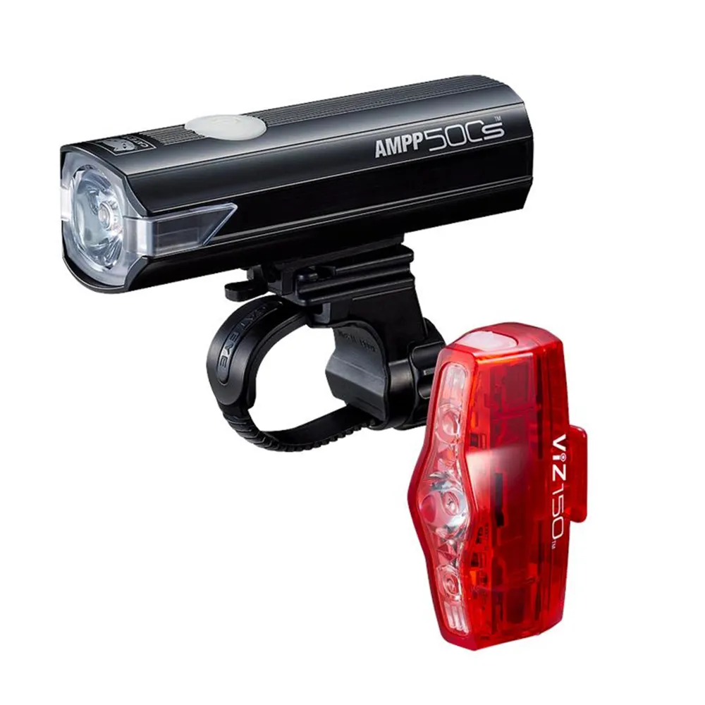 Team Cycles Cateye CatEye AMPP 500S and VIZ 150 USB-C Rechargeable Bike Light Set | Interest FREE Finance & Online Refund Policy.