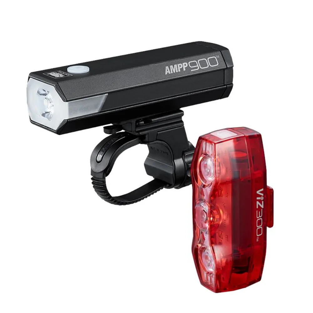 Team Cycles Cateye CatEye AMPP 900 and VIZ 300 Bike Light Set | Interest FREE Finance & Online Refund Policy.