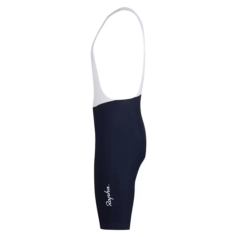 Rapha Mens Core Bib Shorts in Dark Navy and White-2