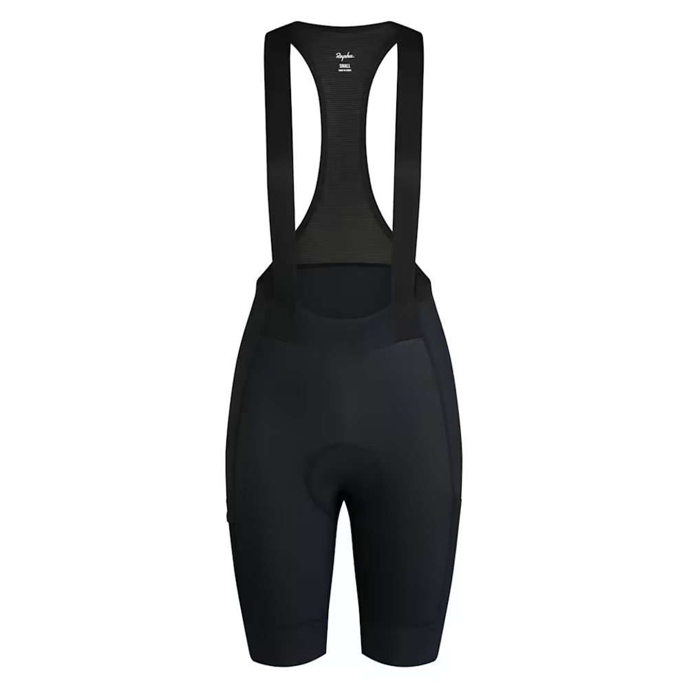 Team Cycles Rapha Women's Brevet Element Bib Shorts in Black | Interest FREE Finance & Online Refund Policy.