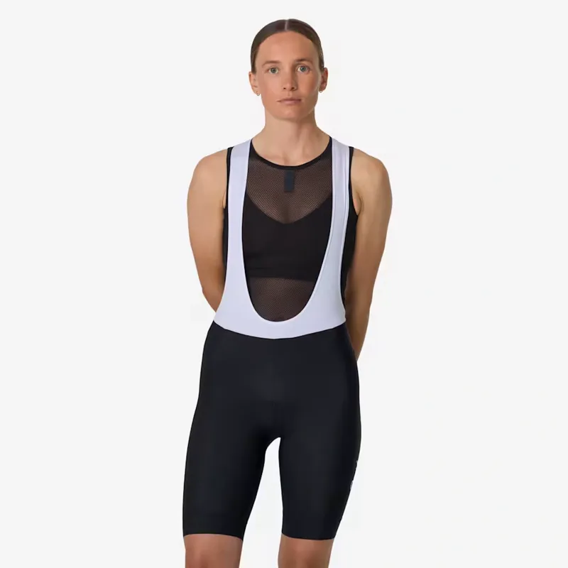 Rapha Women's Core Bib Shorts in Black and White-2