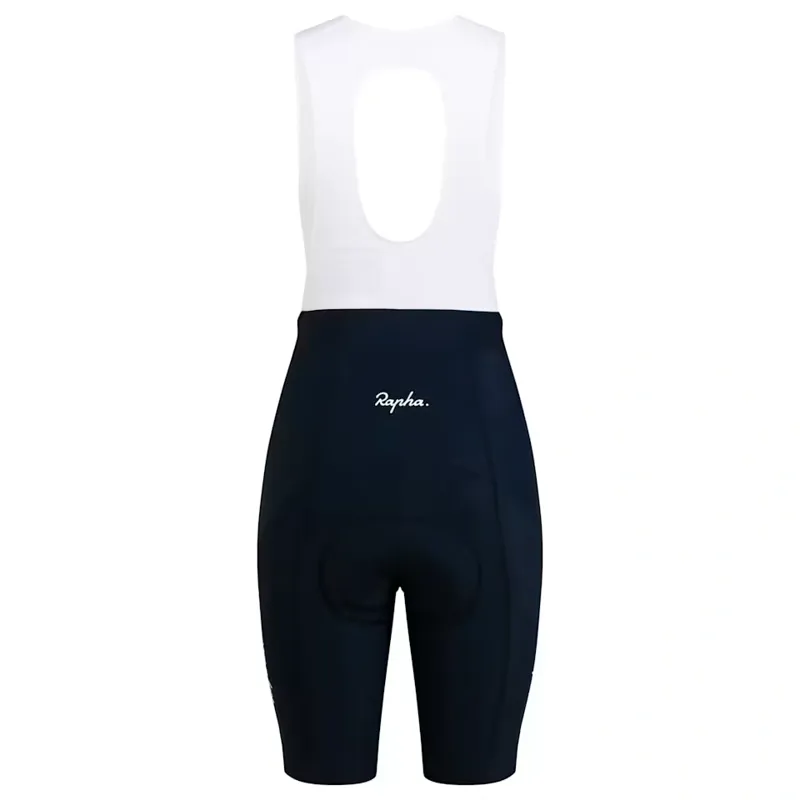 Rapha Women's Core Bib Shorts in Dark Navy and White-1