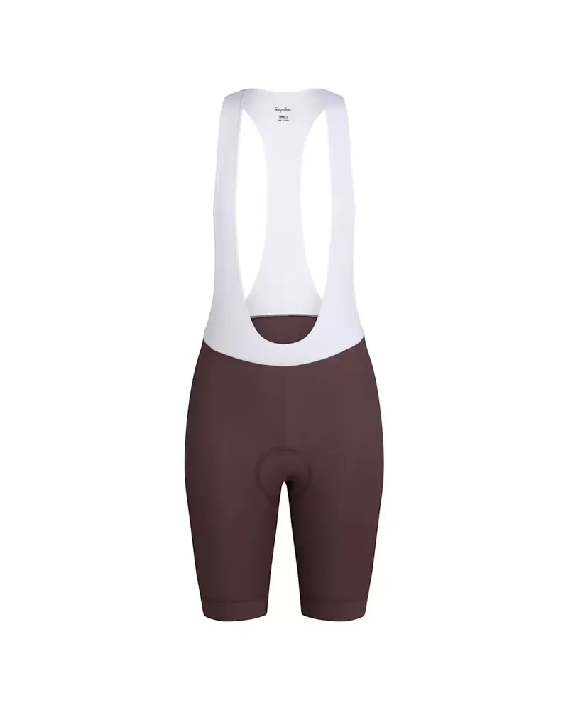 Rapha Women's Core Bib Shorts in Huckleberry and White