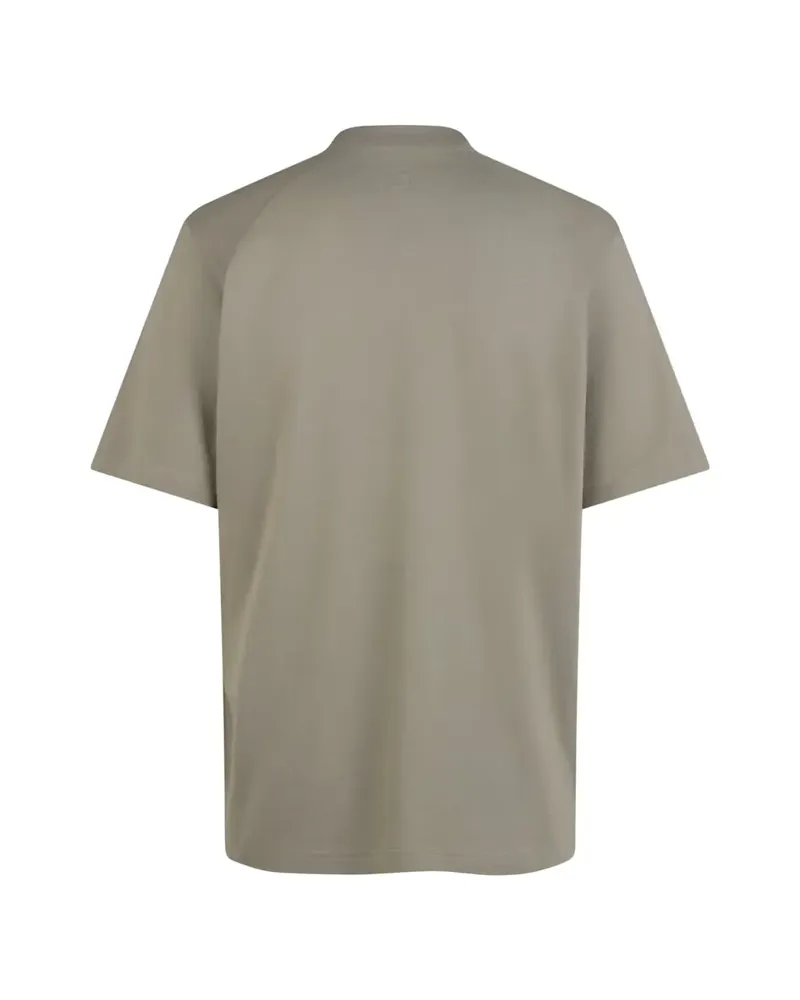 Rapha Regular Cotton T-Shirt in Khaki and White-1