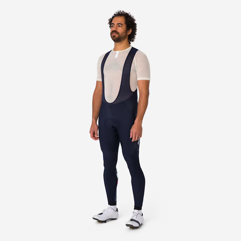 Rapha Men's Brevet Cargo Winter Tights in Dark Navy and White-5