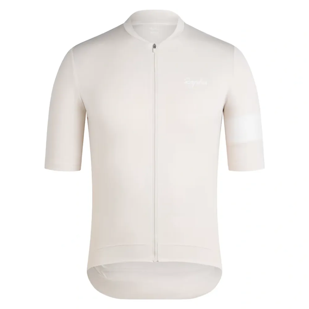 Team Cycles Rapha Men's Core Jersey in Off-White and White | Interest FREE Finance & Online Refund Policy.