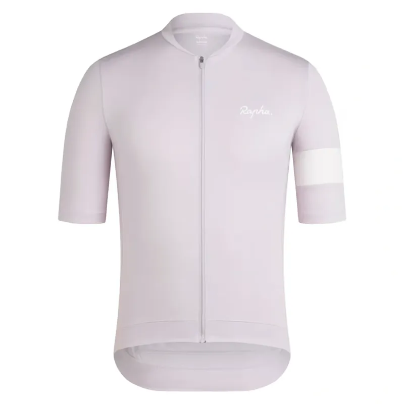Rapha Men's Core Jersey in Pale Lilac and White