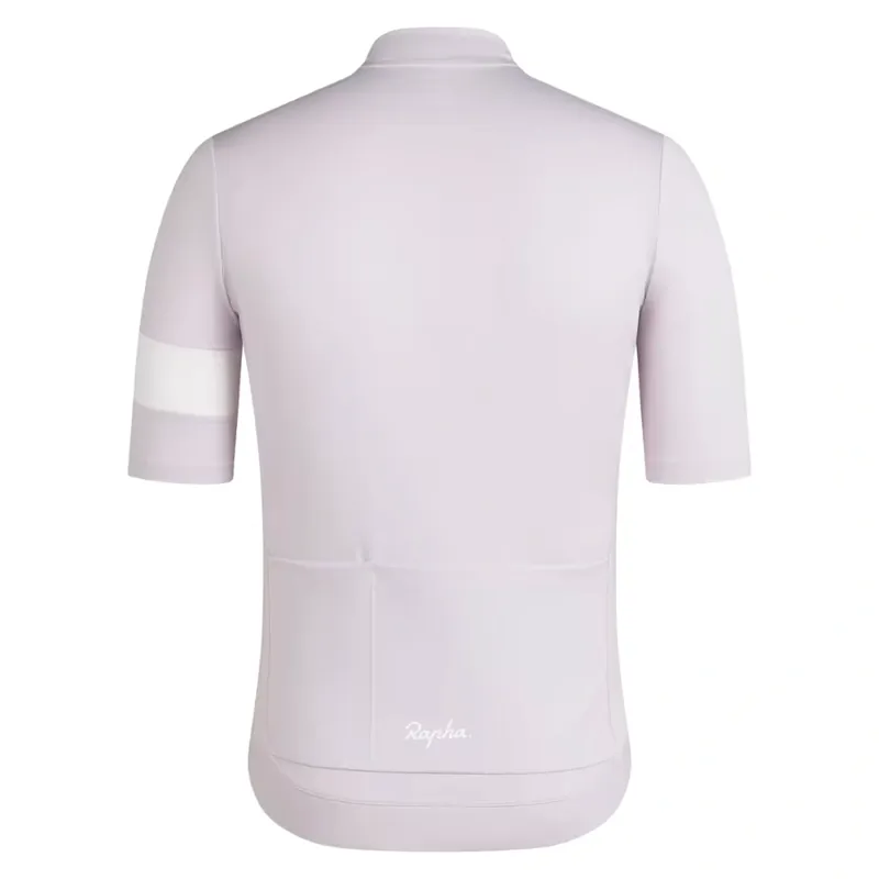 Rapha Men's Core Jersey in Pale Lilac and White-1