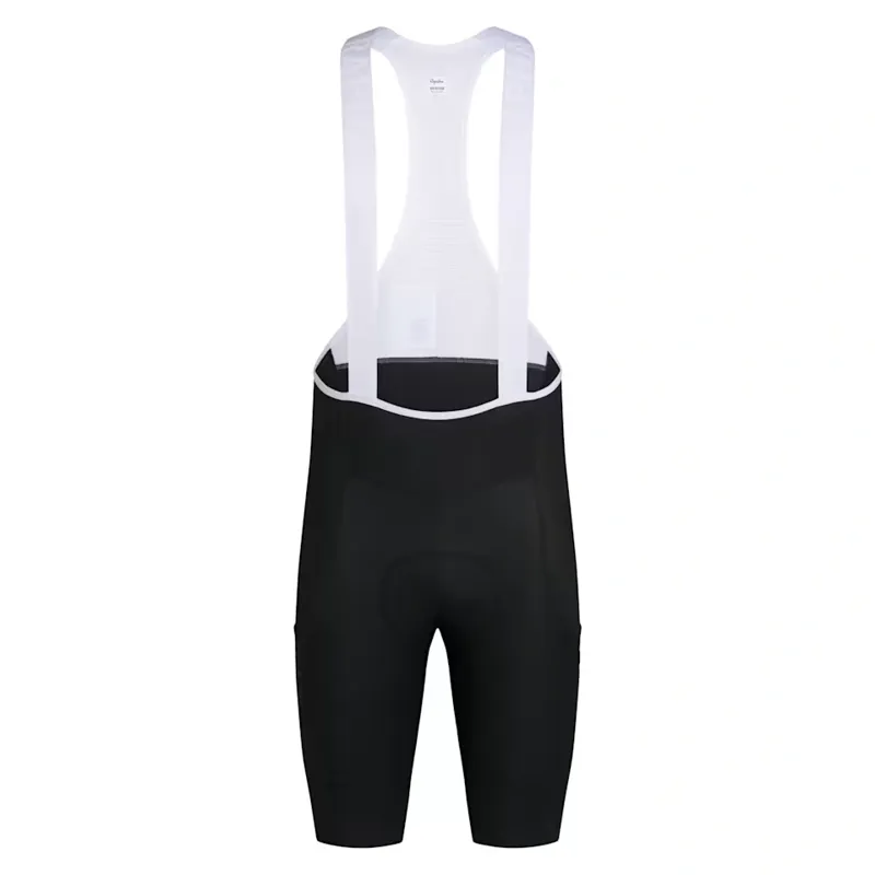 Rapha Men's Pro Team Cargo Bib Shorts in Black and White - Regular