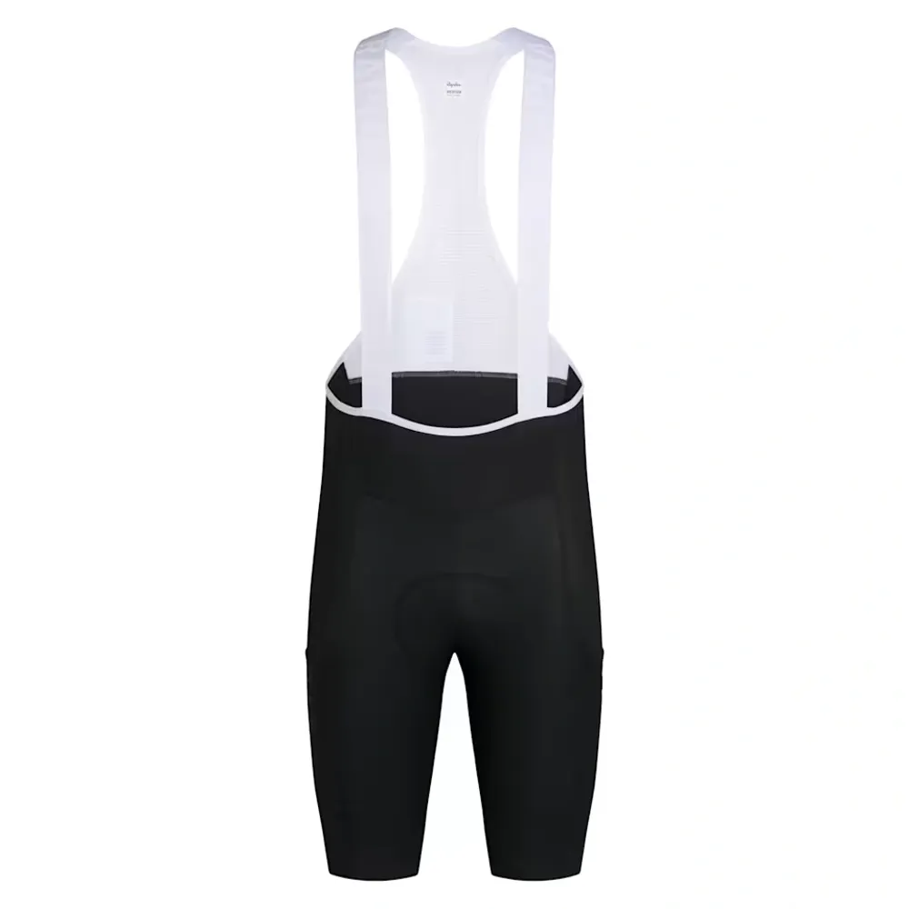 Team Cycles Rapha Men's Pro Team Cargo Bib Shorts in Black and White - Regular | Interest FREE Finance & Online Refund Policy.