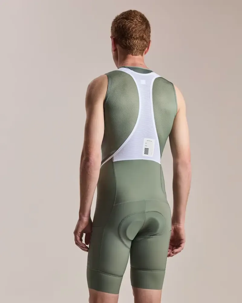 Rapha Men's Regular Pro Team Cargo Bib Shorts in Laurel and White-3