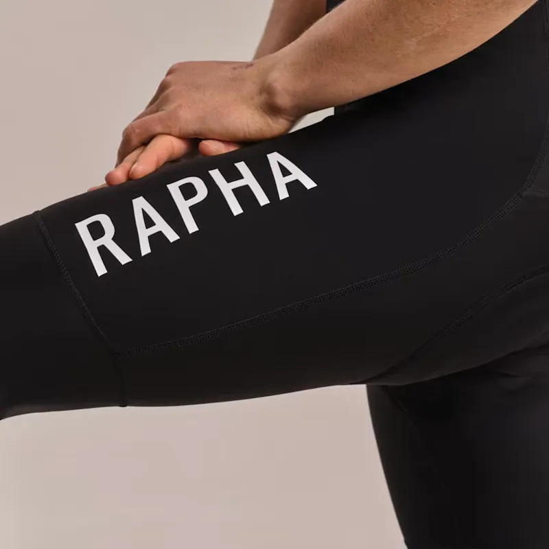 Rapha Men's Pro Team Training Bib Shorts II in Black and White - Regular-4