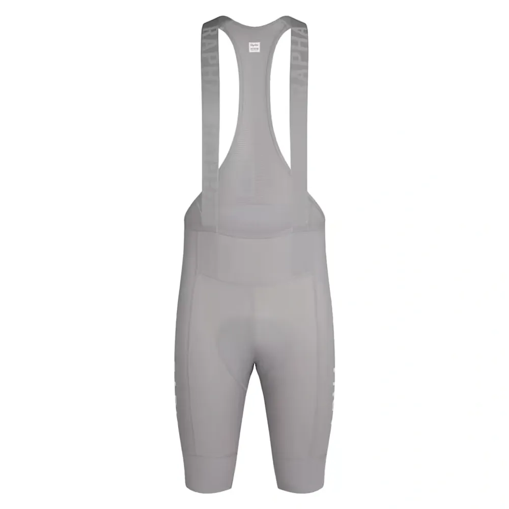 Team Cycles Rapha Men's Pro Team Training Bib Shorts II in Smoky Silver - Regular | Interest FREE Finance & Online Refund Policy.
