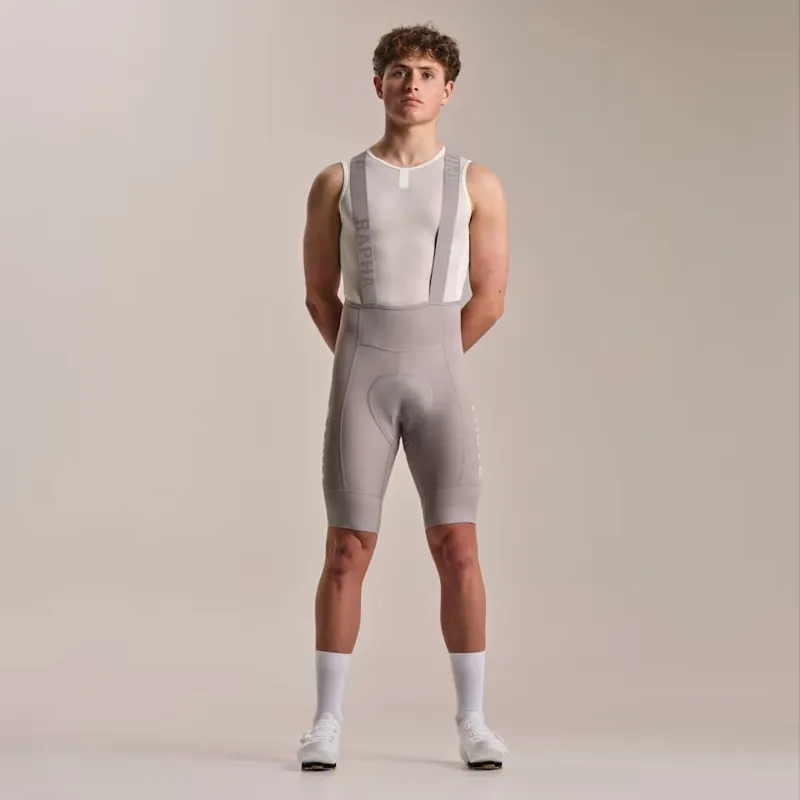 Rapha Men's Pro Team Training Bib Shorts II in Smoky Silver - Regular-2