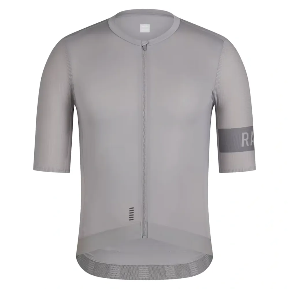 Team Cycles Rapha Men's Pro Team Jersey II in Smoky Silver and Dark Grey | Interest FREE Finance & Online Refund Policy.