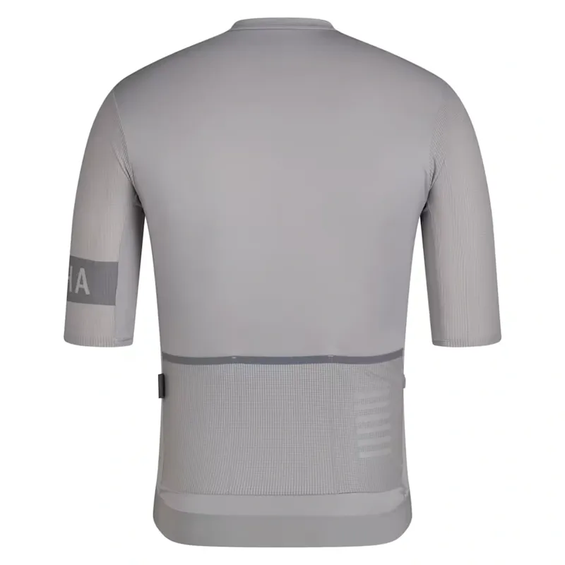 Rapha Men's Pro Team Jersey II in Smoky Silver and Dark Grey-1