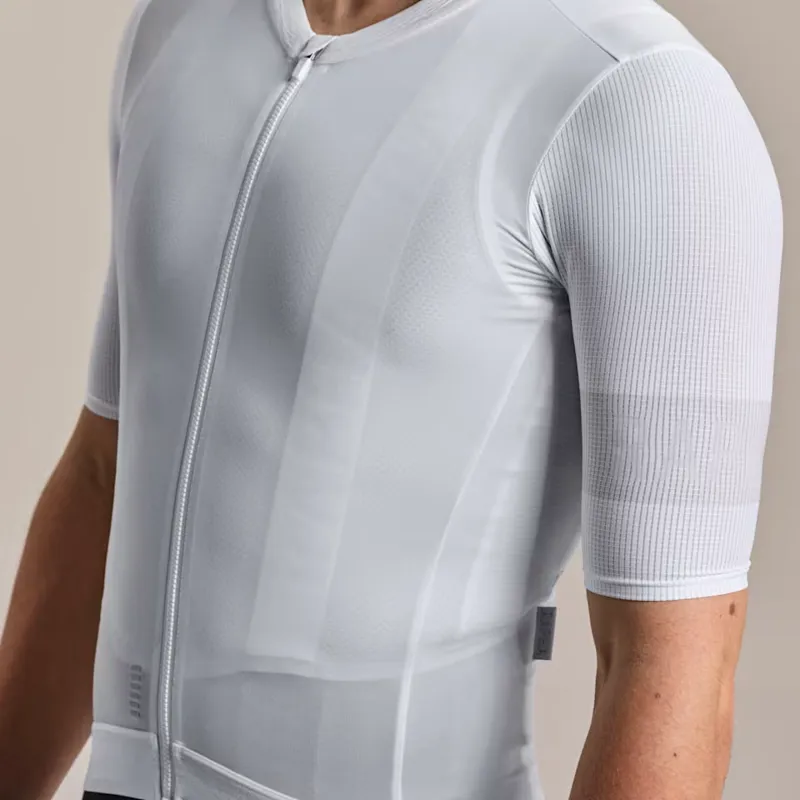 Rapha Men's Pro Team Jersey II in White and Silver-4