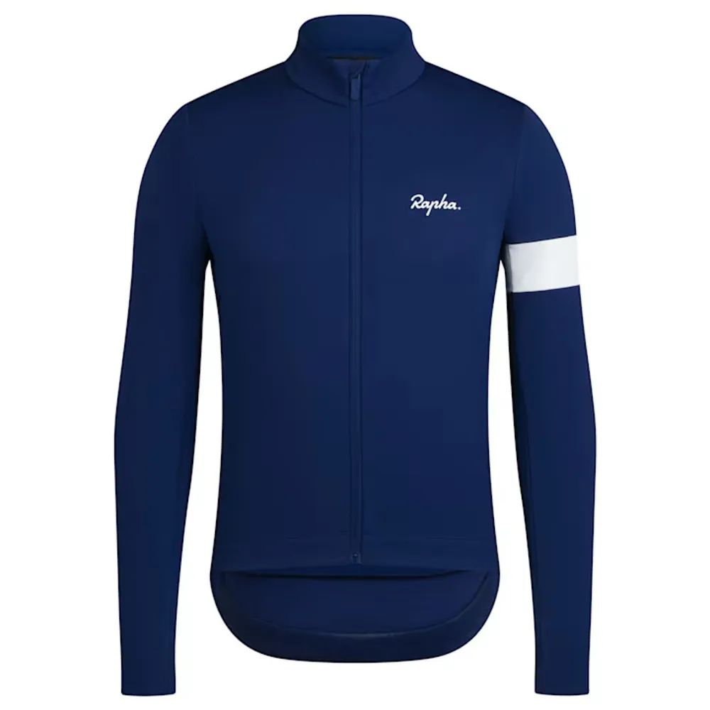 Team Cycles Rapha Men's Core Winter Jacket in Navy and White | Interest FREE Finance & Online Refund Policy.