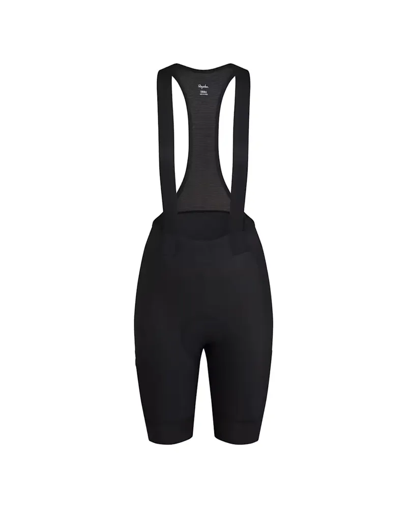 Rapha Women's Brevet Element Cargo Bib Shorts in Black and White