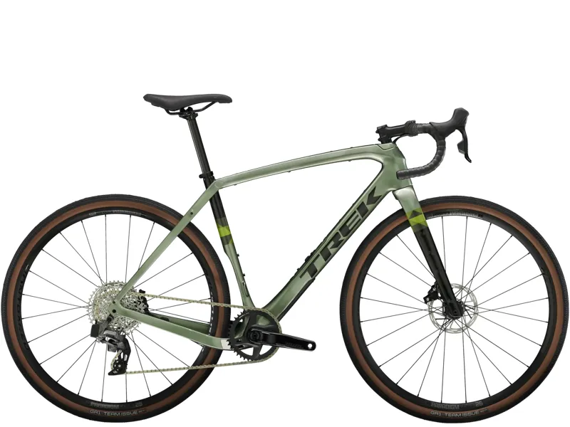 TREK Checkpoint SL 6 AXS Gravel Bike in Lichen Green 