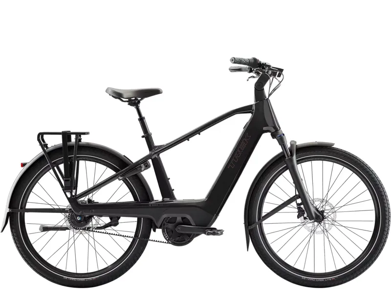 TREK Charter+ 4 Nexus 5 Belt 540Wh Electric Hybrid Bike in Dark Web