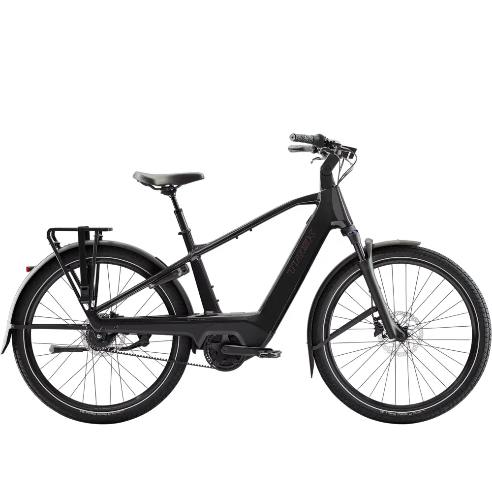 Team Cycles Trek TREK Charter+ 4 Nexus 5 Belt 540Wh Electric Hybrid Bike in Dark Web | Interest FREE Finance & Online Refund Policy.