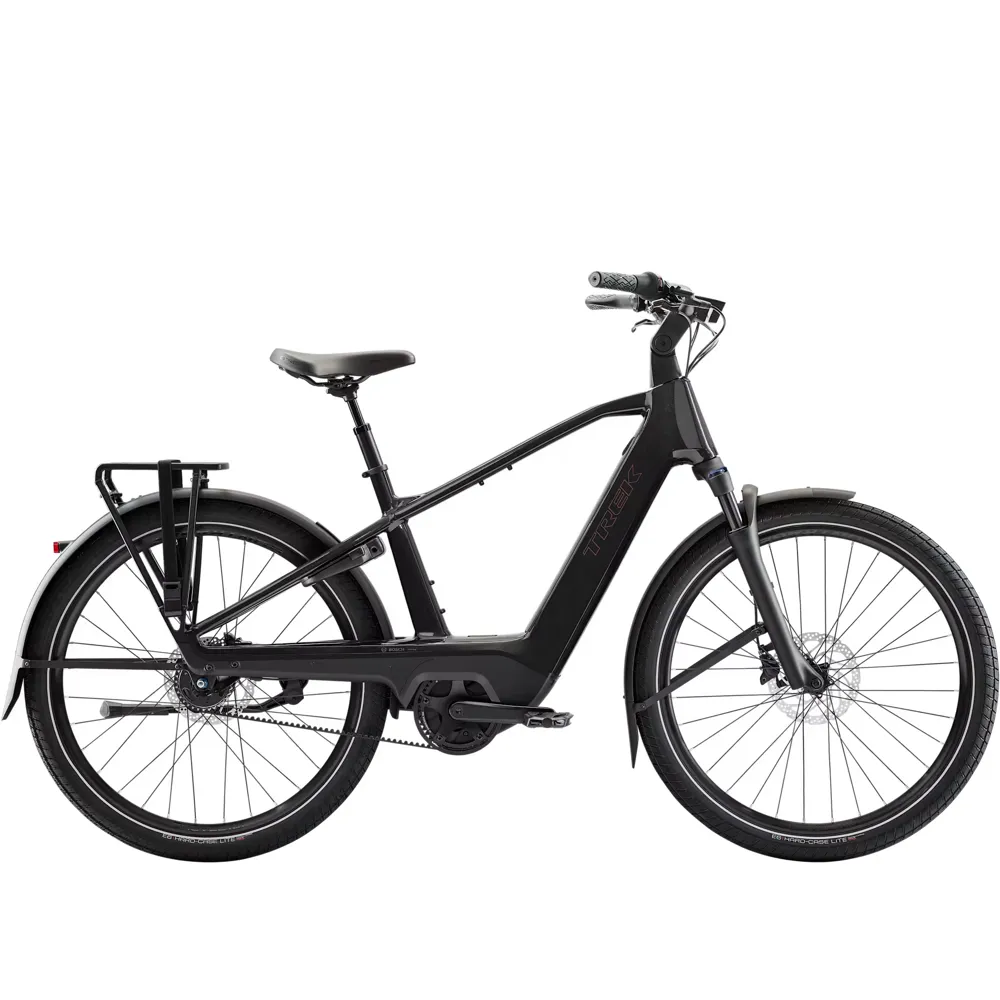 Team Cycles Trek TREK Charter+ 4 Nexus 5 Belt 800Wh Electric Hybrid Bike in Dark Web | Interest FREE Finance & Online Refund Policy.