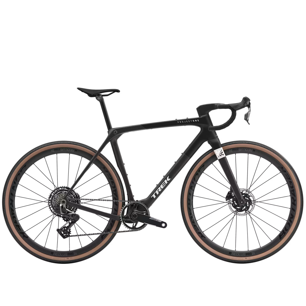 Trek Checkmate Slr 7 Axs Gravel Bike In Gloss Trek Black And Matte Carbon Smoke