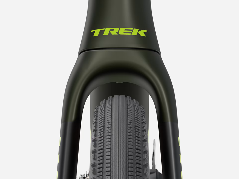 TREK Checkmate SLR 7 AXS Gravel Bike in Olive Drab and Glowstick-3