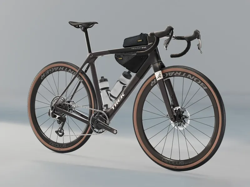 TREK Checkmate SLR 9 AXS Gravel Bike in Trek Black and Matte Carbon -1