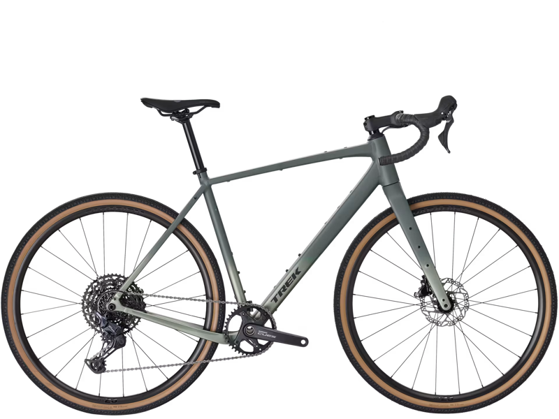 TREK Checkpoint ALR 4 Gravel Bike in Matte Keswick Green to Lichen Fade