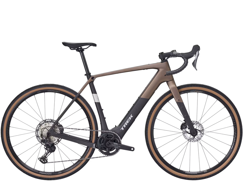 TREK Checkpoint+ SL 5 360Wh Electric Gravel Bike in Matte Bronze Age and Dark Web
